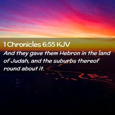 1 Chronicles 6:55 KJV Free Bible Images