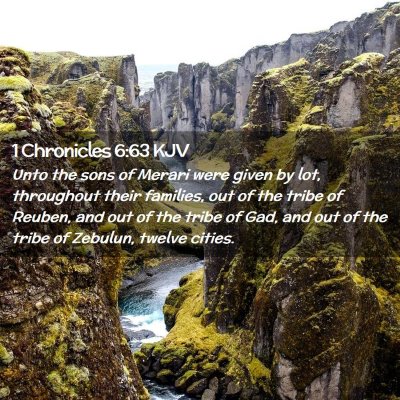 1 Chronicles 6:63 KJV Free Bible Images