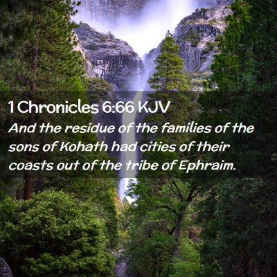 1 Chronicles 6:66 KJV Free Bible Images