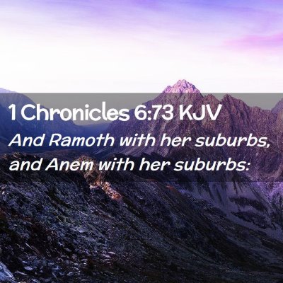 1 Chronicles 6:73 KJV Free Bible Images