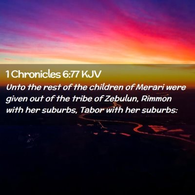 1 Chronicles 6:77 KJV Free Bible Images