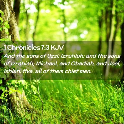 1 Chronicles 7:3 KJV Free Bible Images