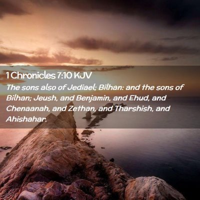 1 Chronicles 7:10 KJV Free Bible Images