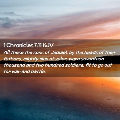 1 Chronicles 7:11 KJV Free Bible Images