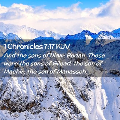 1 Chronicles 7:17 KJV Free Bible Images