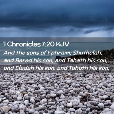 1 Chronicles 7:20 KJV Free Bible Images