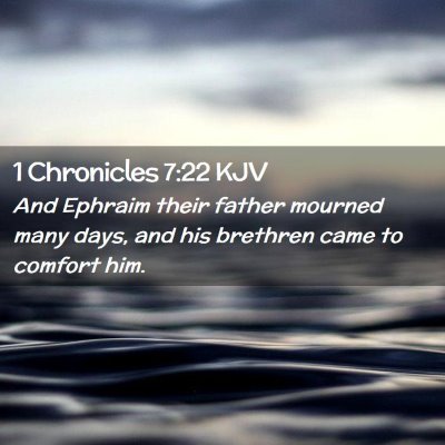 1 Chronicles 7:22 KJV Free Bible Images