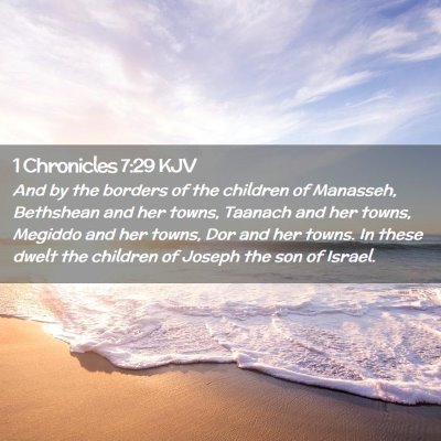 1 Chronicles 7:29 KJV Free Bible Images