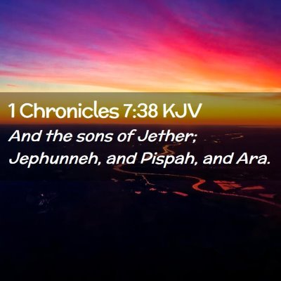 1 Chronicles 7:38 KJV Free Bible Images