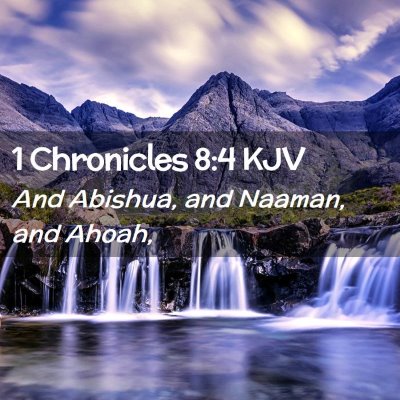 1 Chronicles 8:4 KJV Free Bible Images