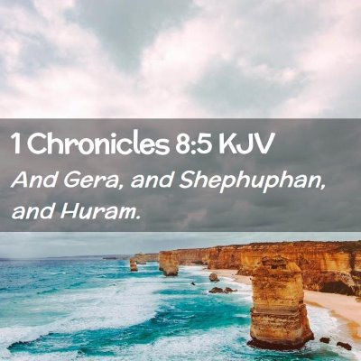 1 Chronicles 8:5 KJV Free Bible Images