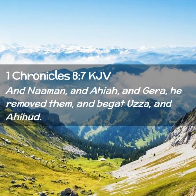 1 Chronicles 8:7 KJV Free Bible Images