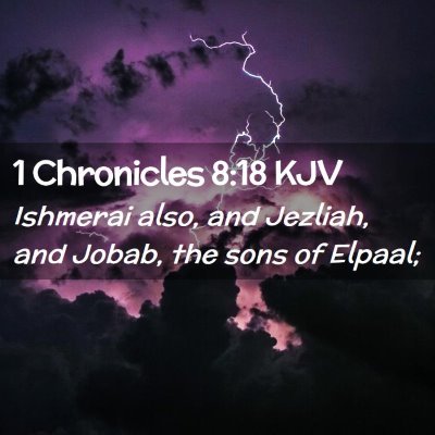 1 Chronicles 8:18 KJV Free Bible Images