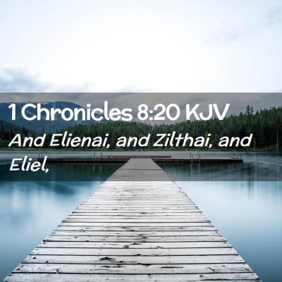 1 Chronicles 8:20 KJV Free Bible Images