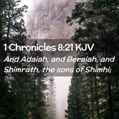 1 Chronicles 8:21 KJV Free Bible Images