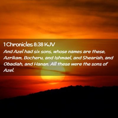 1 Chronicles 8:38 KJV Free Bible Images