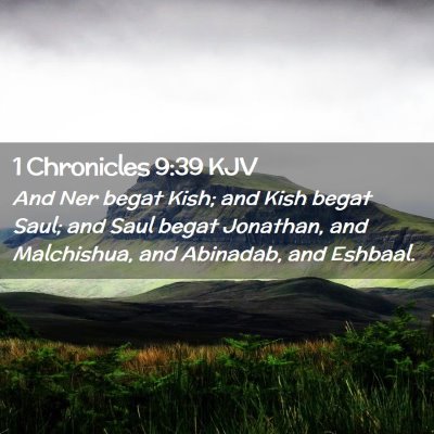 1 Chronicles 9:39 KJV Free Bible Images