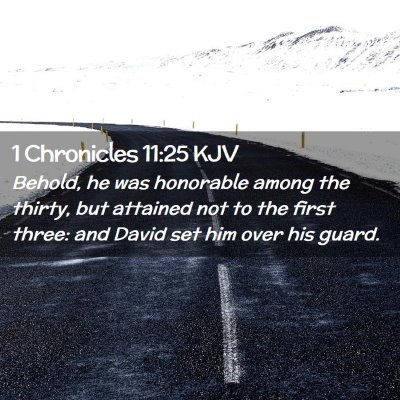 1 Chronicles 11:25 KJV Free Bible Images