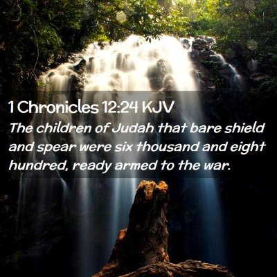 1 Chronicles 12:24 KJV Free Bible Images