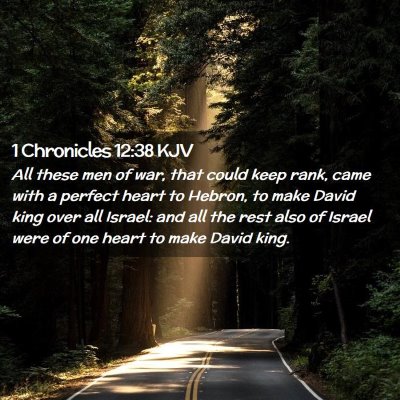 1 Chronicles 12:38 KJV Free Bible Images