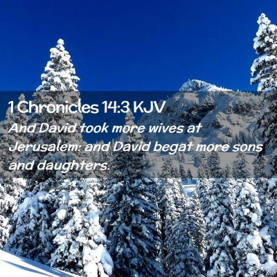 1 Chronicles 14:3 KJV Free Bible Images