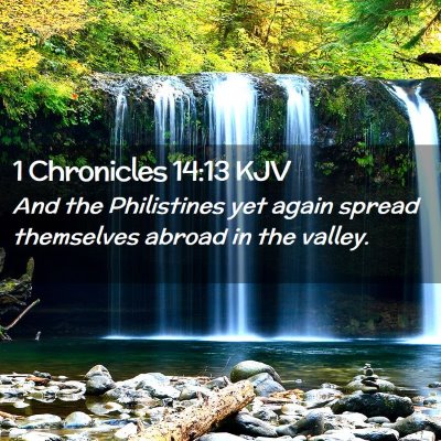 1 Chronicles 14:13 KJV Free Bible Images