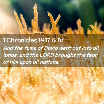 1 Chronicles 14:17 KJV Free Bible Images