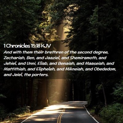 1 Chronicles 15:18 KJV Free Bible Images