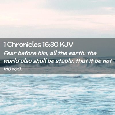 1 Chronicles 16:30 KJV Free Bible Images