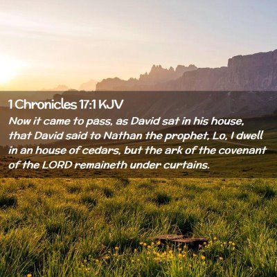 1 Chronicles 17:1 KJV Free Bible Images