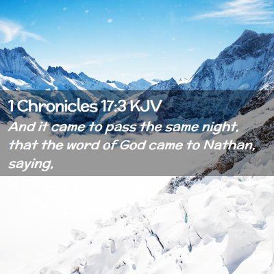 1 Chronicles 17:3 KJV Free Bible Images