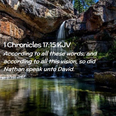 1 Chronicles 17:15 KJV Free Bible Images