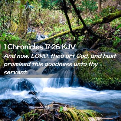 1 Chronicles 17:26 KJV Free Bible Images