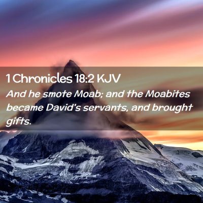 1 Chronicles 18:2 KJV Free Bible Images