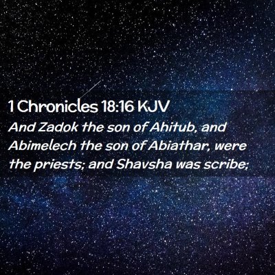 1 Chronicles 18:16 KJV Free Bible Images