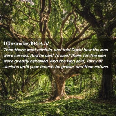 1 Chronicles 19:5 KJV Free Bible Images