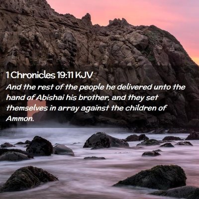 1 Chronicles 19:11 KJV Free Bible Images