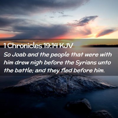 1 Chronicles 19:14 KJV Free Bible Images