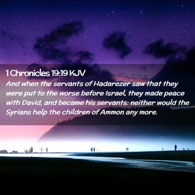 1 Chronicles 19:19 KJV Free Bible Images