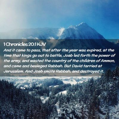 1 Chronicles 20:1 KJV Free Bible Images