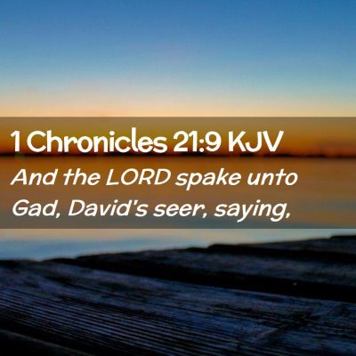 1 Chronicles 21:9 KJV Free Bible Images