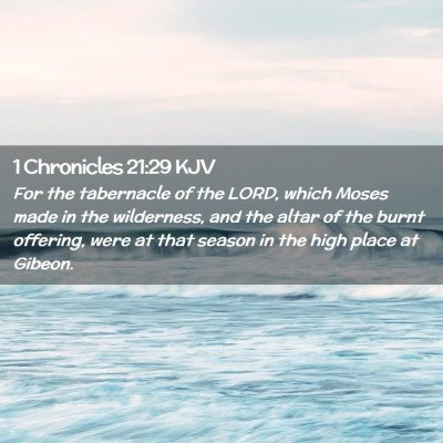 1 Chronicles 21:29 KJV Free Bible Images