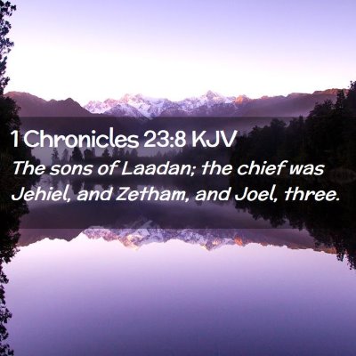 1 Chronicles 23:8 KJV Free Bible Images