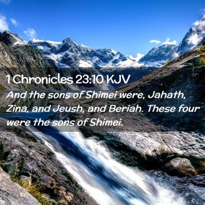 1 Chronicles 23:10 KJV Free Bible Images