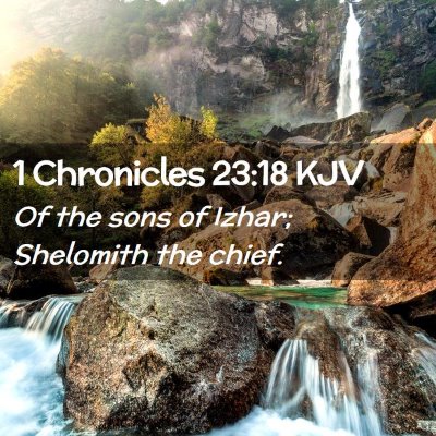 1 Chronicles 23:18 KJV Free Bible Images