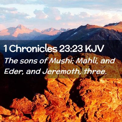 1 Chronicles 23:23 KJV Free Bible Images