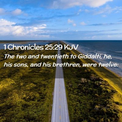 1 Chronicles 25:29 KJV Free Bible Images