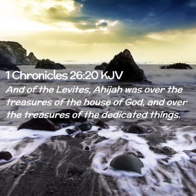 1 Chronicles 26:20 KJV Free Bible Images