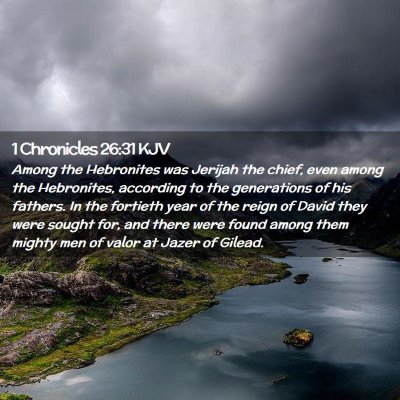 1 Chronicles 26:31 KJV Free Bible Images