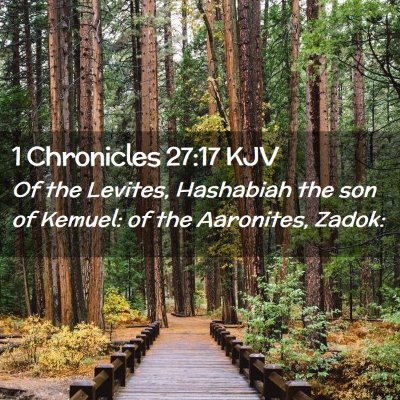 1 Chronicles 27:17 KJV Free Bible Images